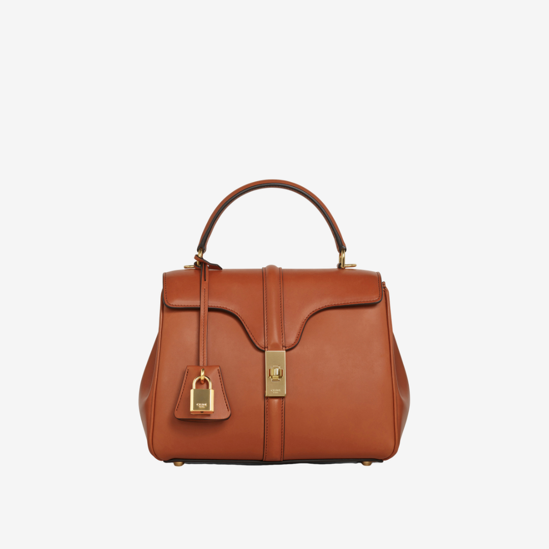 셀린느 내추럴 카프스킨 스몰 16 백 탠