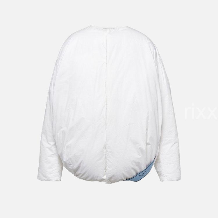프라다 로고 패치 패딩 자켓