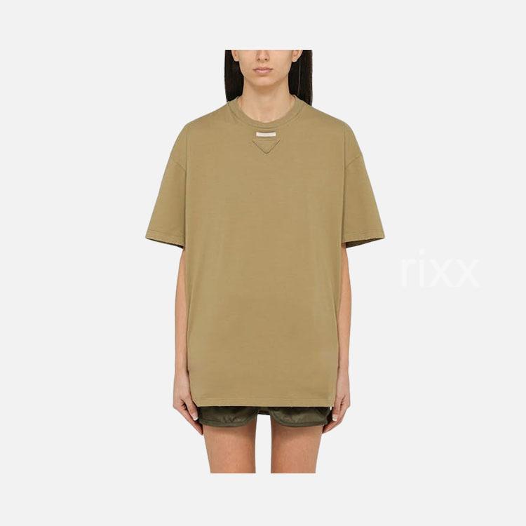 프라다 코튼 저지 티셔츠