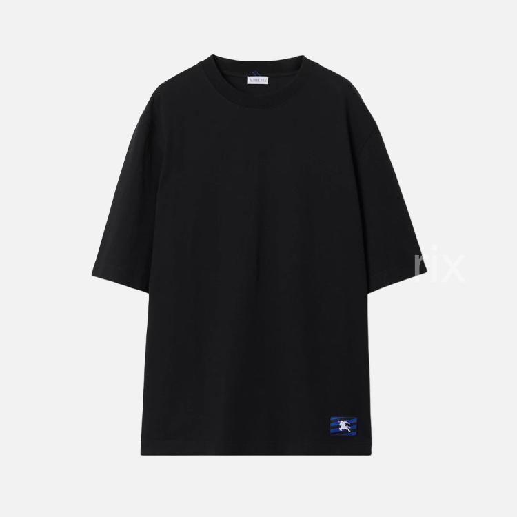 버버리 EKD 라벨 코튼 티셔츠