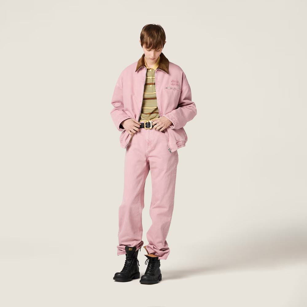 미우미우 핑크 진 