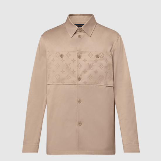 루이비통 플록 캐주얼 재킷 스타일 셔츠