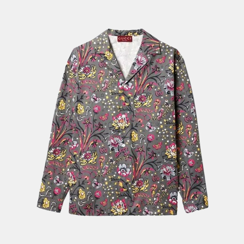 구찌 플로럴 펑크 프린트 셔츠