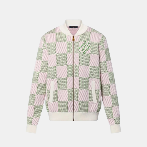 루이비통 다미에 자카드 코튼 블루종