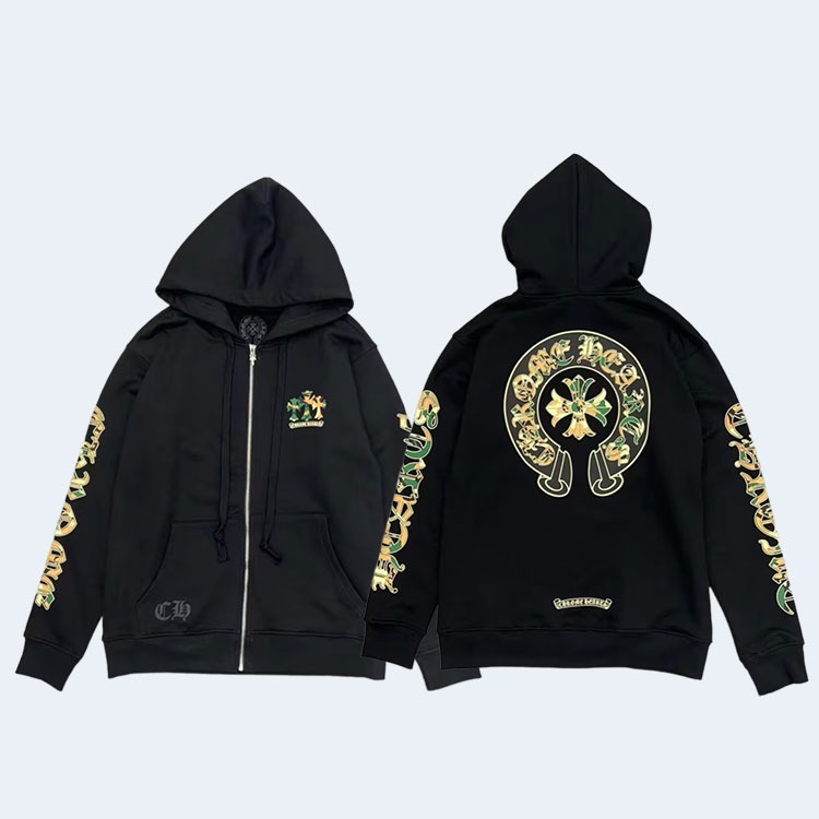 크롬하츠 카모 홀스슈 후드집업