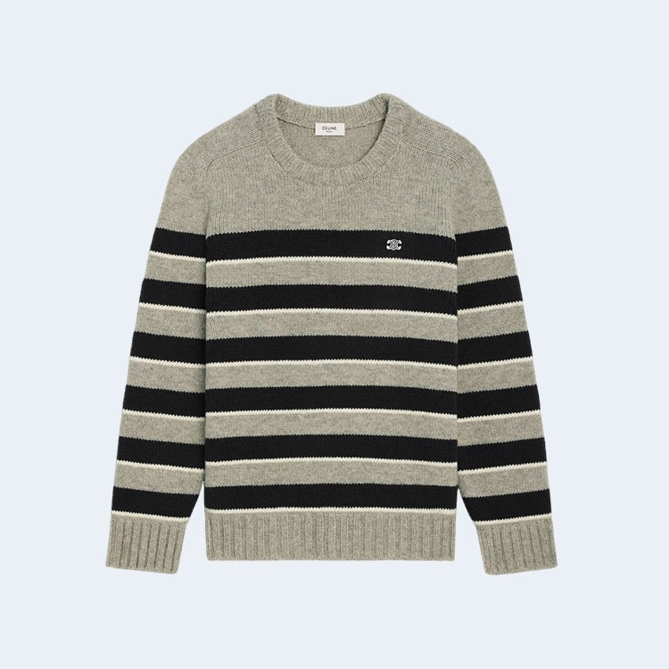 셀린느 스트라이프 울 스웨터