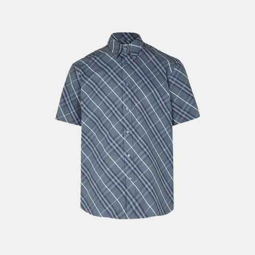 버버리 플레드 코튼 셔츠