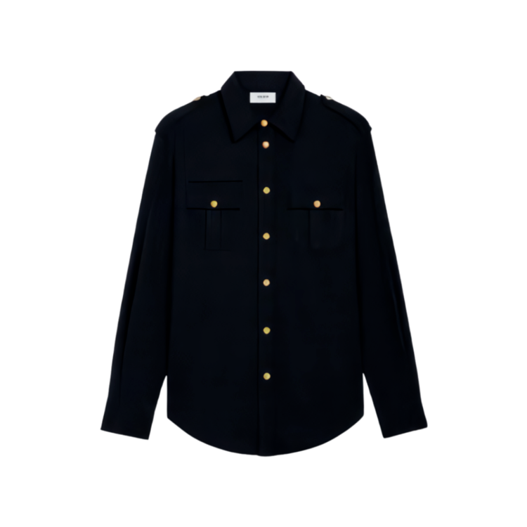 셀린느 코튼 울 트윌 셔츠