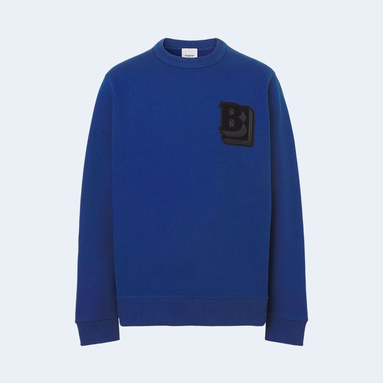 버버리 레터 그래픽 패치 스웨트셔츠