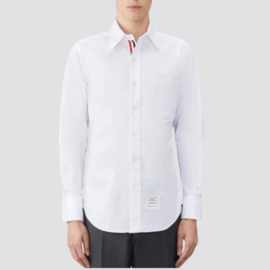 톰브라운 그로그랭 플래킷 옥스포드 셔츠