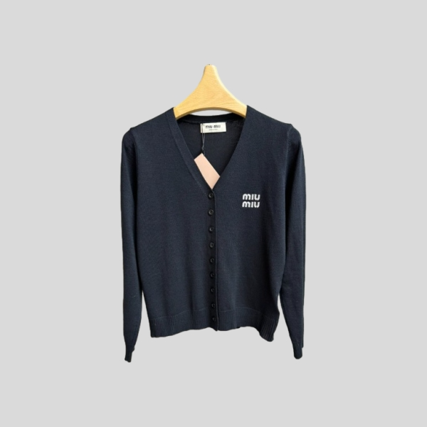 미우미우 숄 니트 가디건