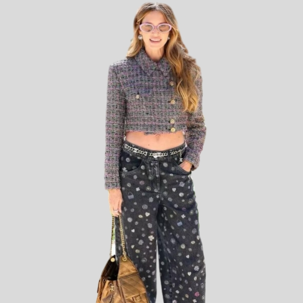 샤넬 와이드 팬츠