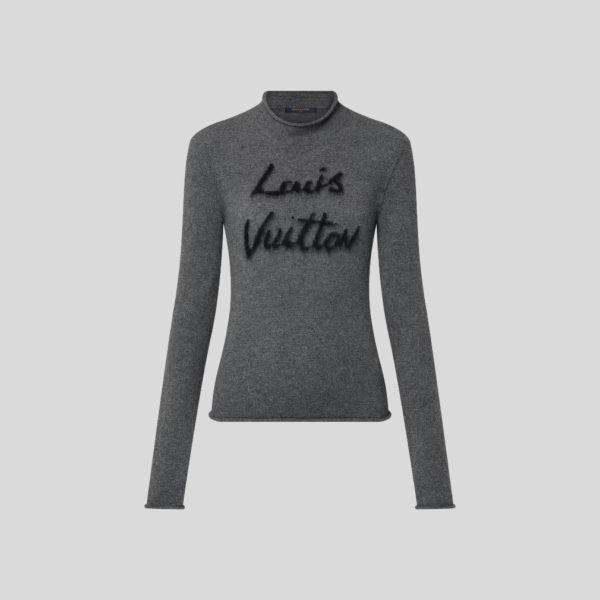 루이티통 브러쉬 로고 스웨터