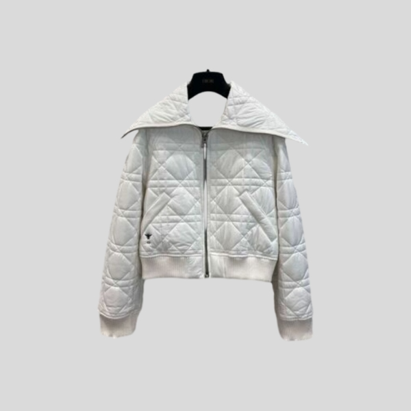 디올 오버사이즈 칼라 매크로까나쥬 자켓