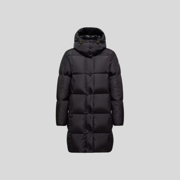 몽클레어 Litte 스퀘어 퀼팅 후드 롱 다운 자켓(2color)