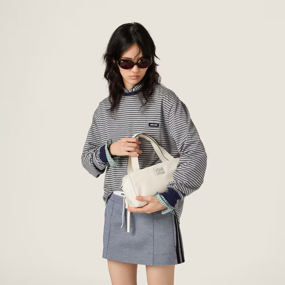 미우미우 긴팔 저지 티셔츠