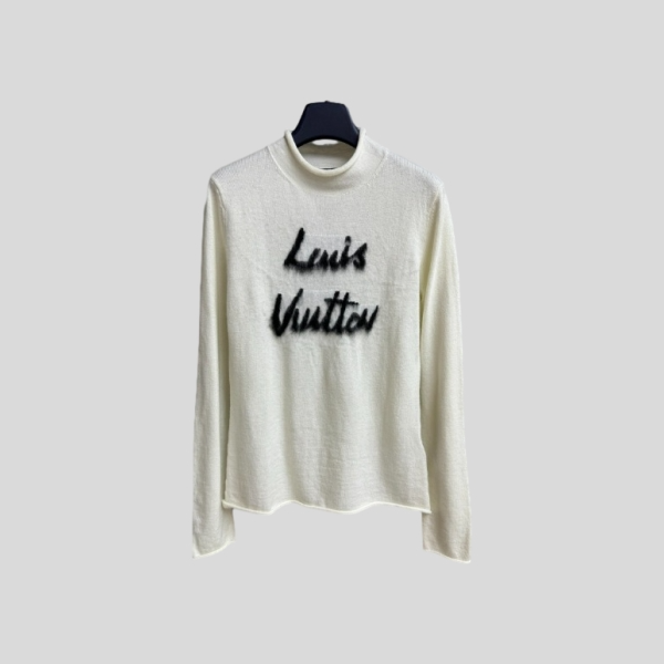 루이티통 브러쉬 로고 스웨터
