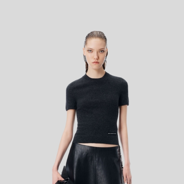 알렉산더왕 반소매 울 티셔츠