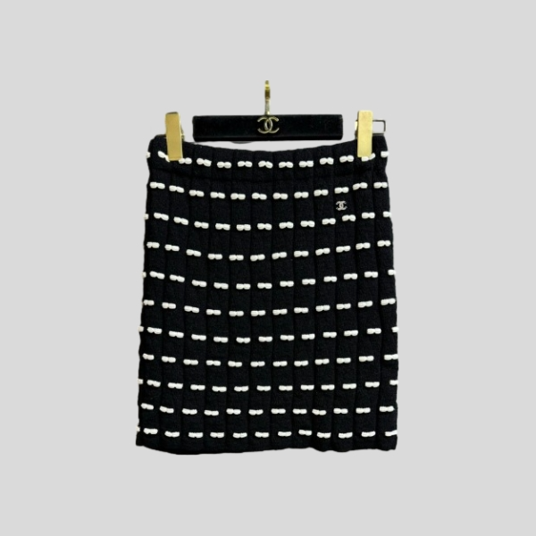 샤넬 리본 스커트