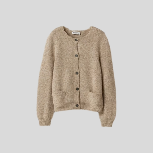 미우미우 울 가디건