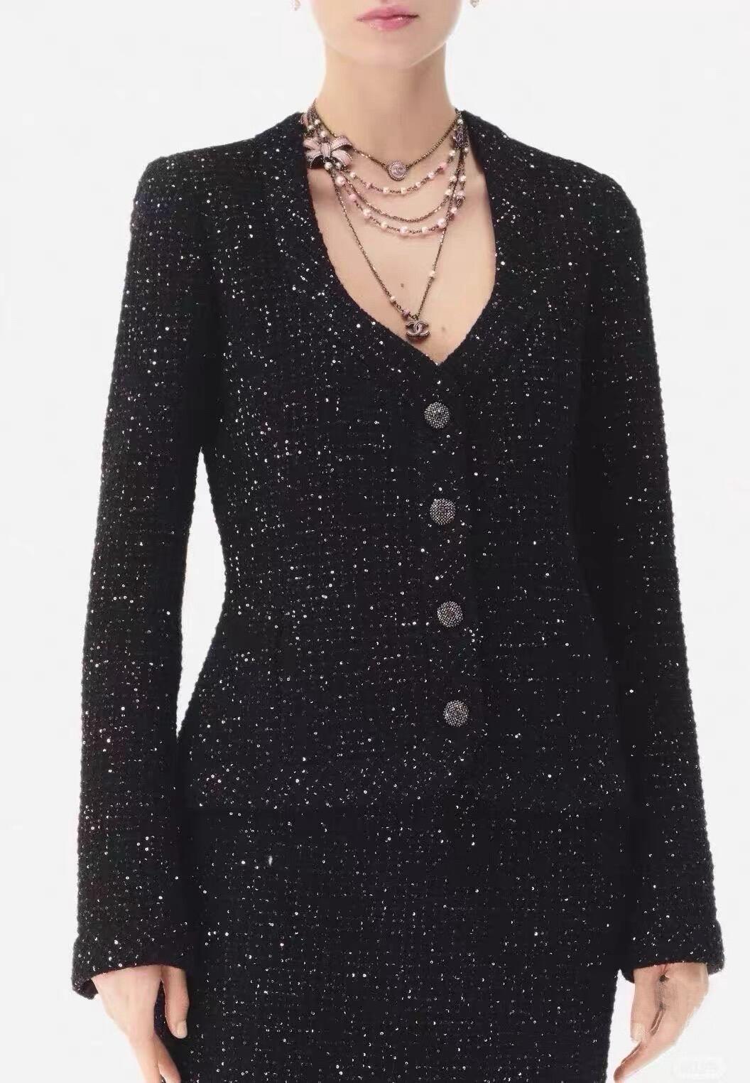 샤넬 트위드 자켓