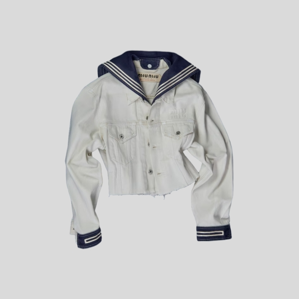 미우미우 업사이클드 데님 자켓&스커트