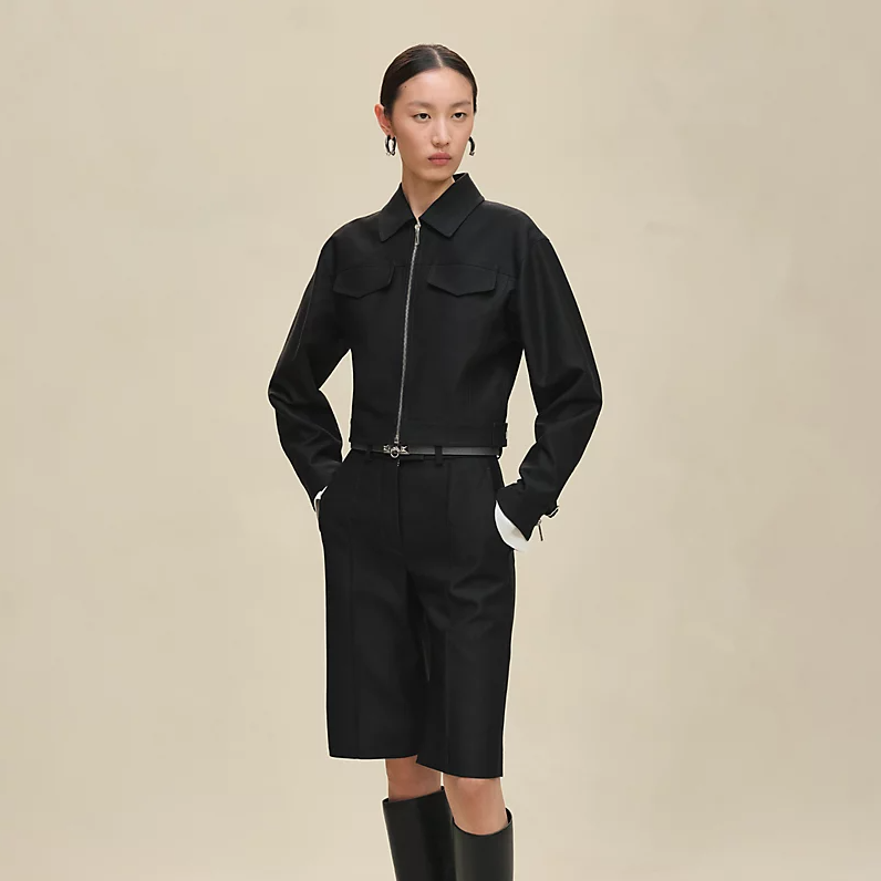 에르메스 지퍼 데님 자켓