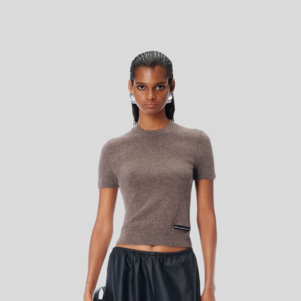 알렉산더왕 반소매 울 티셔츠