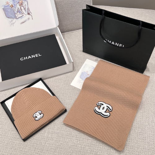 샤넬 3D 비니, 스카프 세트