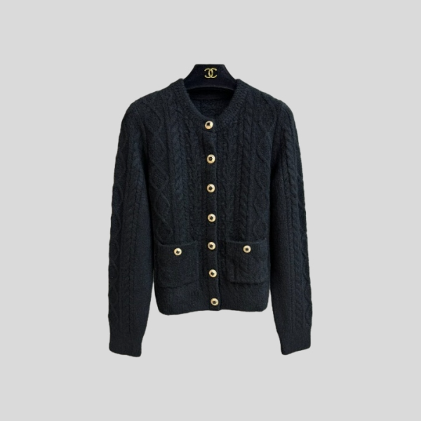 샤넬 싱글 브레스트 가디건