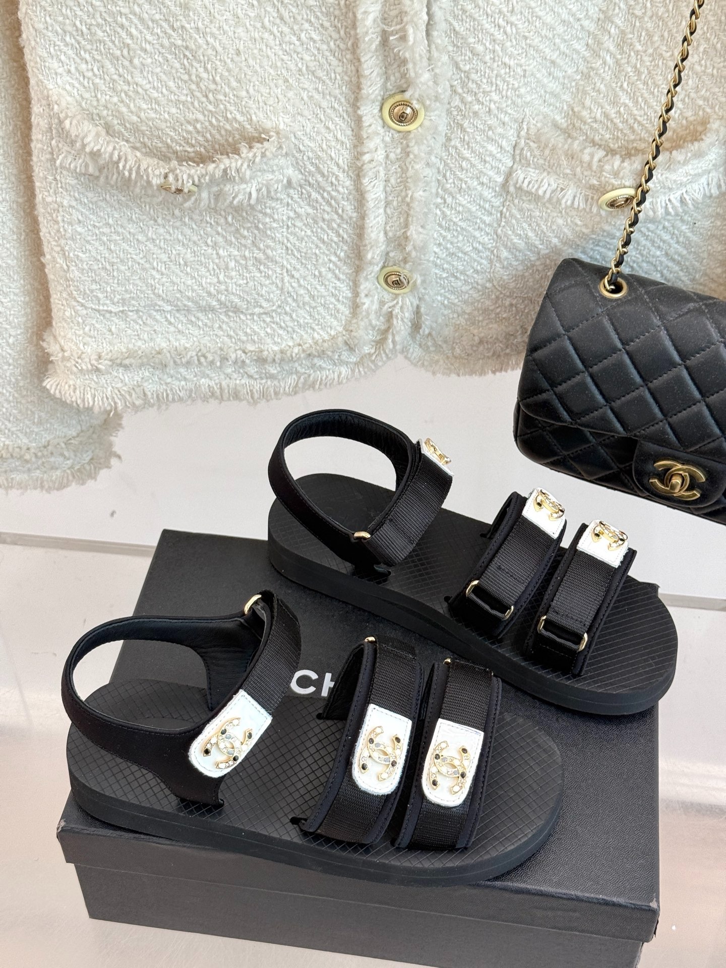 샤* 25P 봄여름 신상 비치 벨크로 샌들