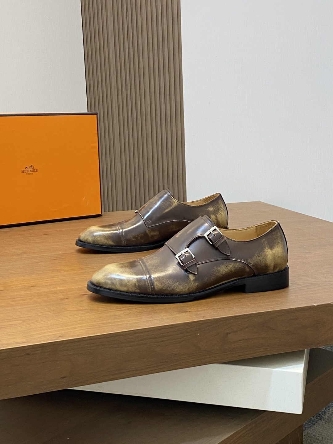 에*메스  아드리안 더블 몽크 로퍼