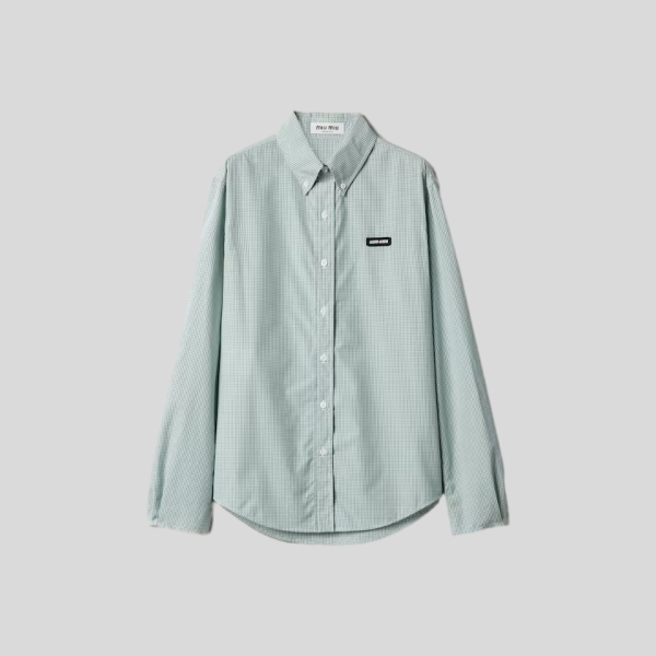 미우미우 포플린 셔츠