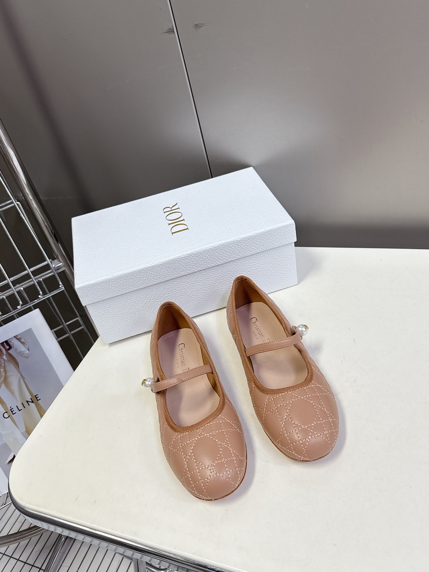 디* 클래식 진주 메리제인 슈즈