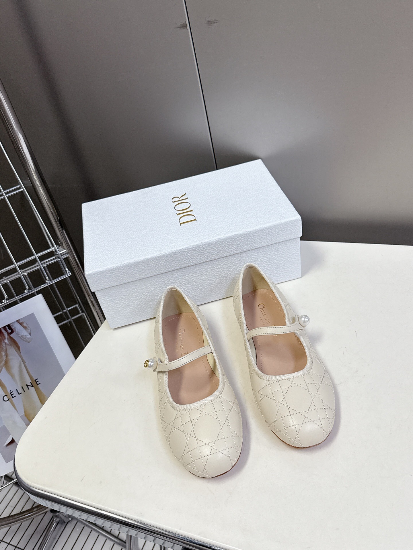 디* 클래식 진주 메리제인 슈즈