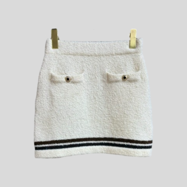 샤넬 캐시미어 미니 스커트