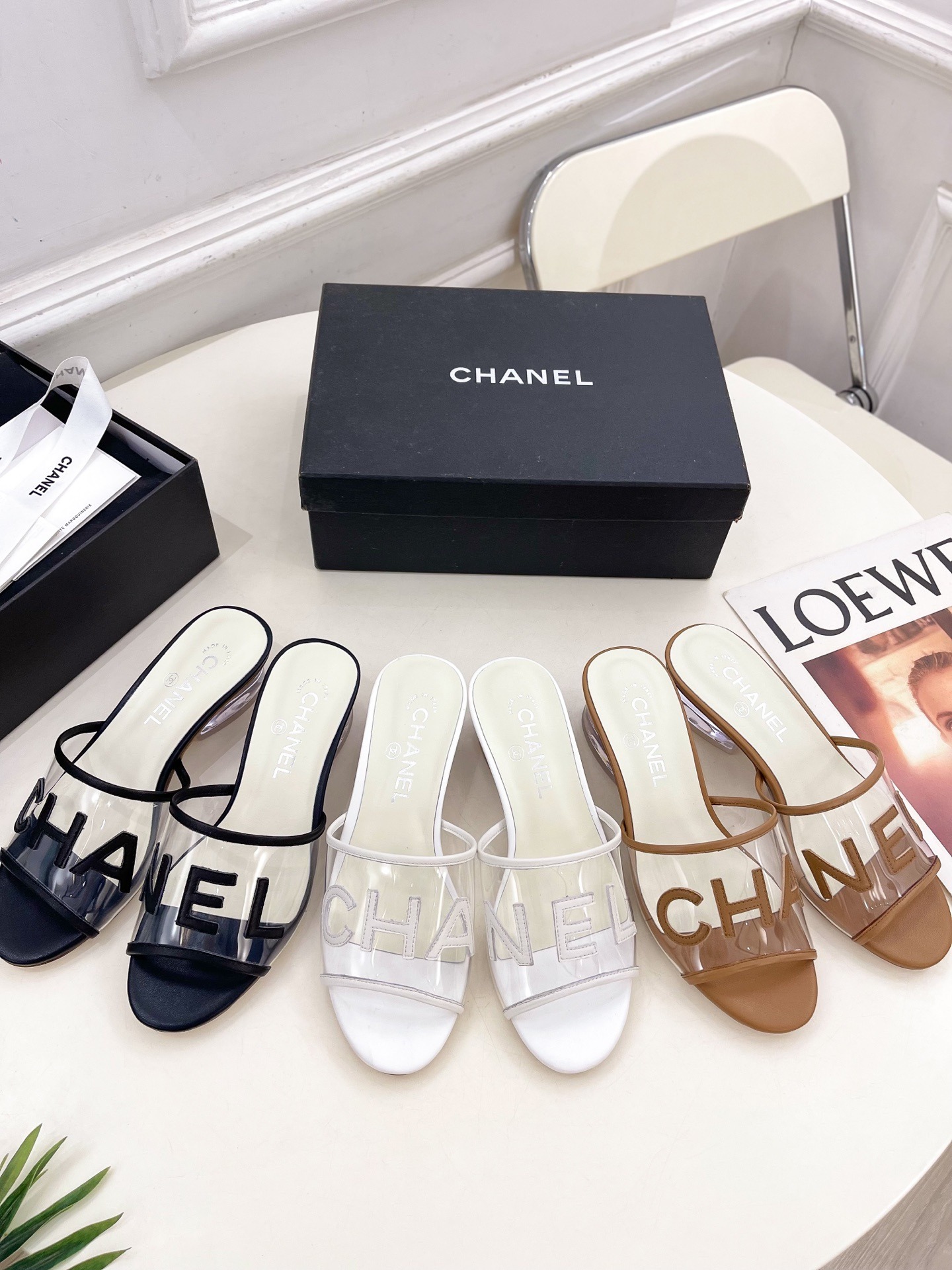 샤* 25  신상 크리스탈 굽 슬리퍼