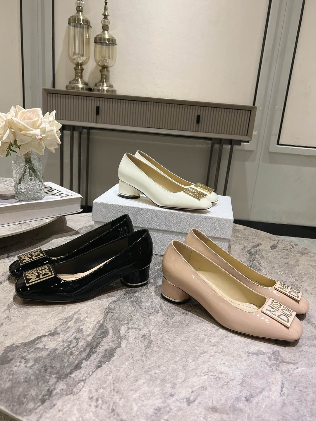 디* 25 봄여름 최신 MISSD 스틸레토 스퀘어힐