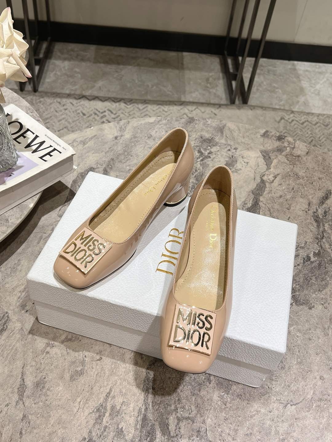 디* 25 봄여름 최신 MISSD 스틸레토 스퀘어힐