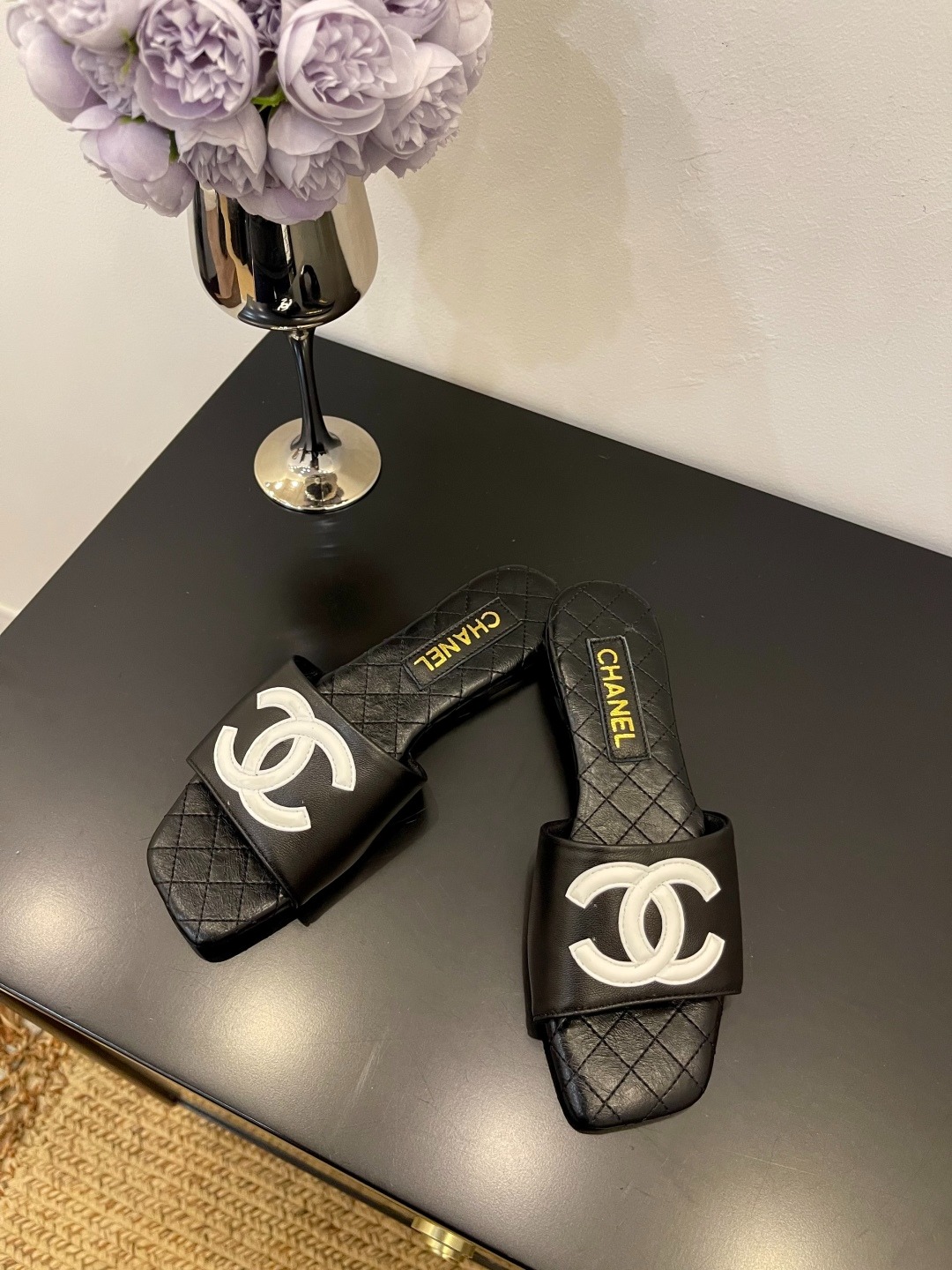 샤* 25 신상 일자 플랫 슬리퍼