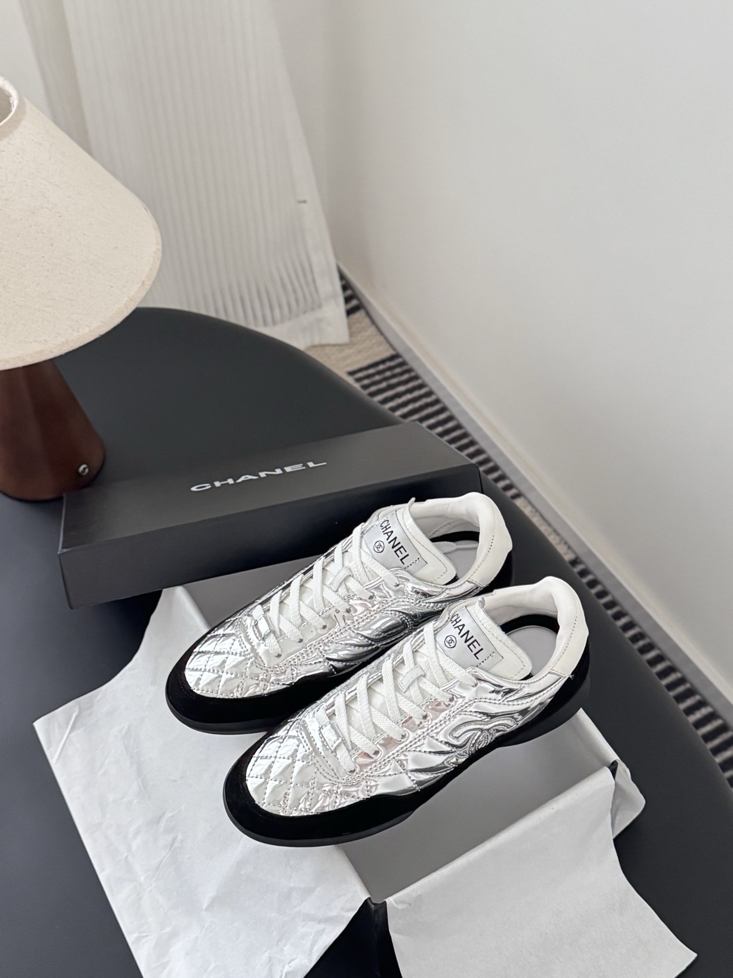 샤* 신상 퀼팅 운동화