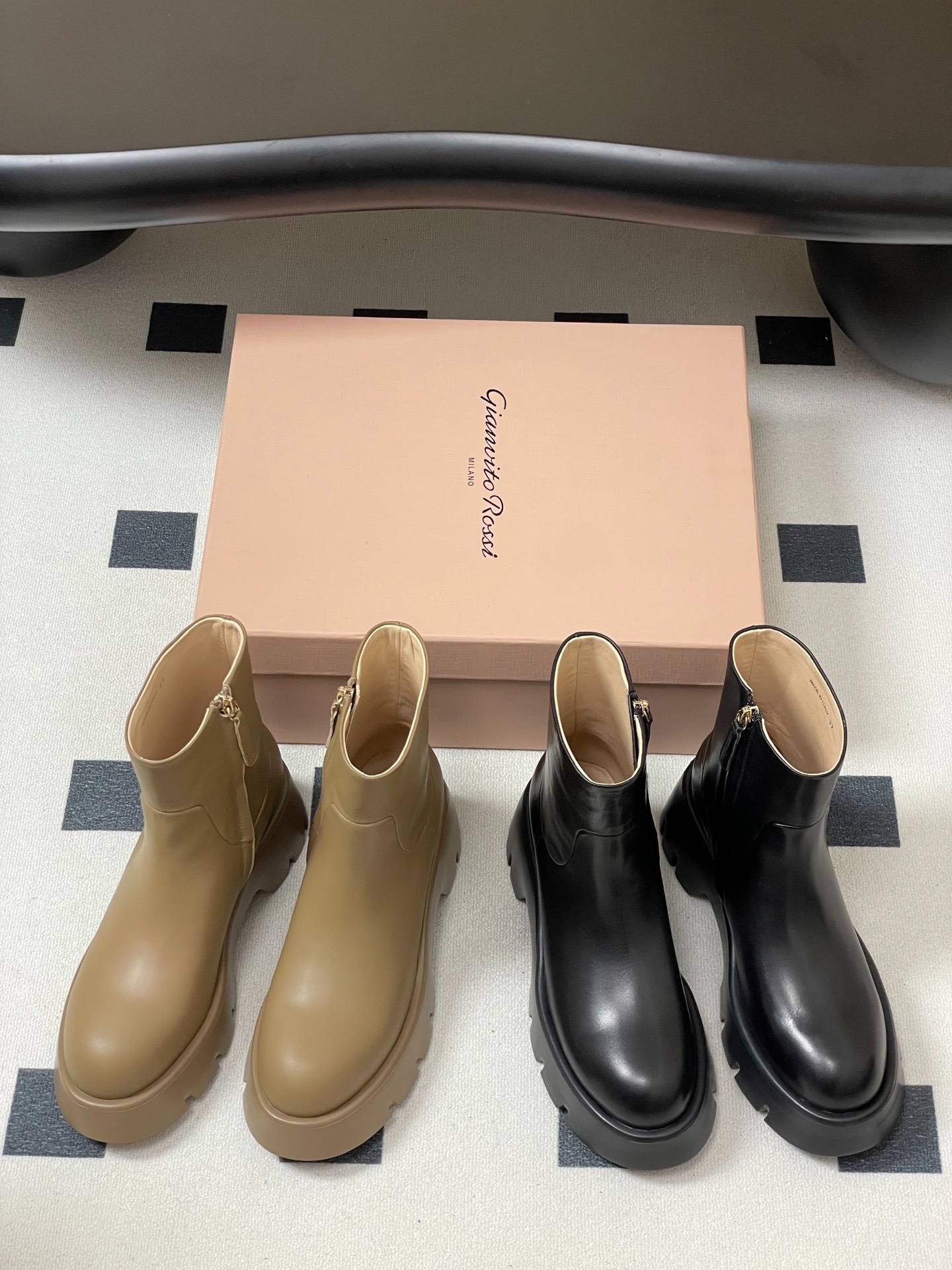 지*비토로시 25s 신상 로시 GR 통굽 앵클부츠