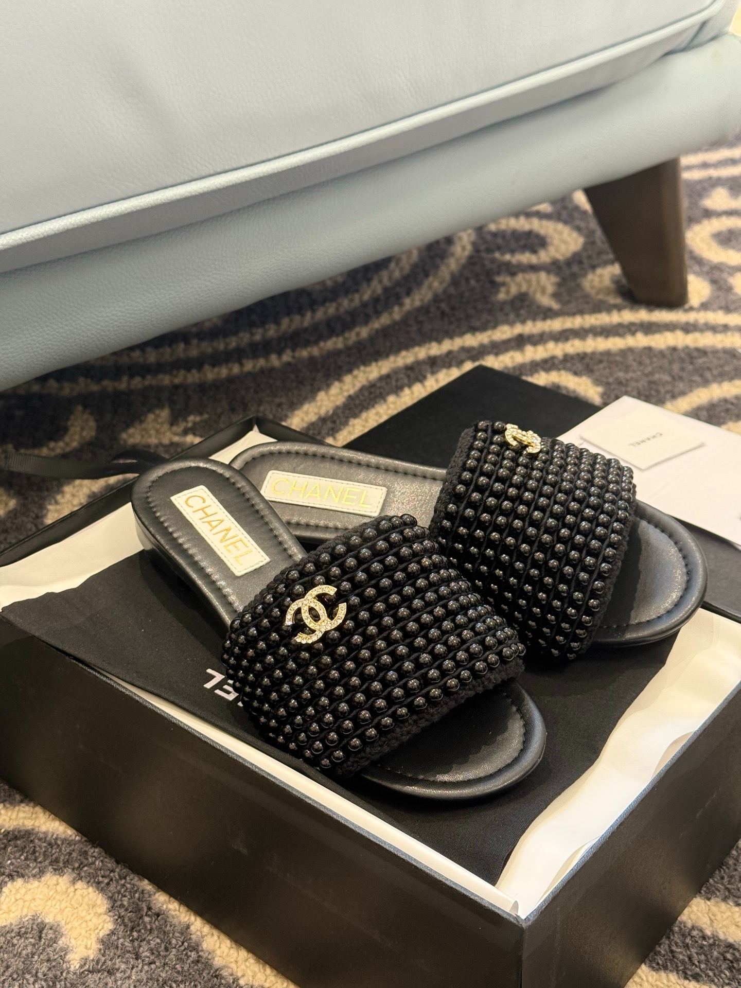 샤* 25 신상 진주 슬리퍼