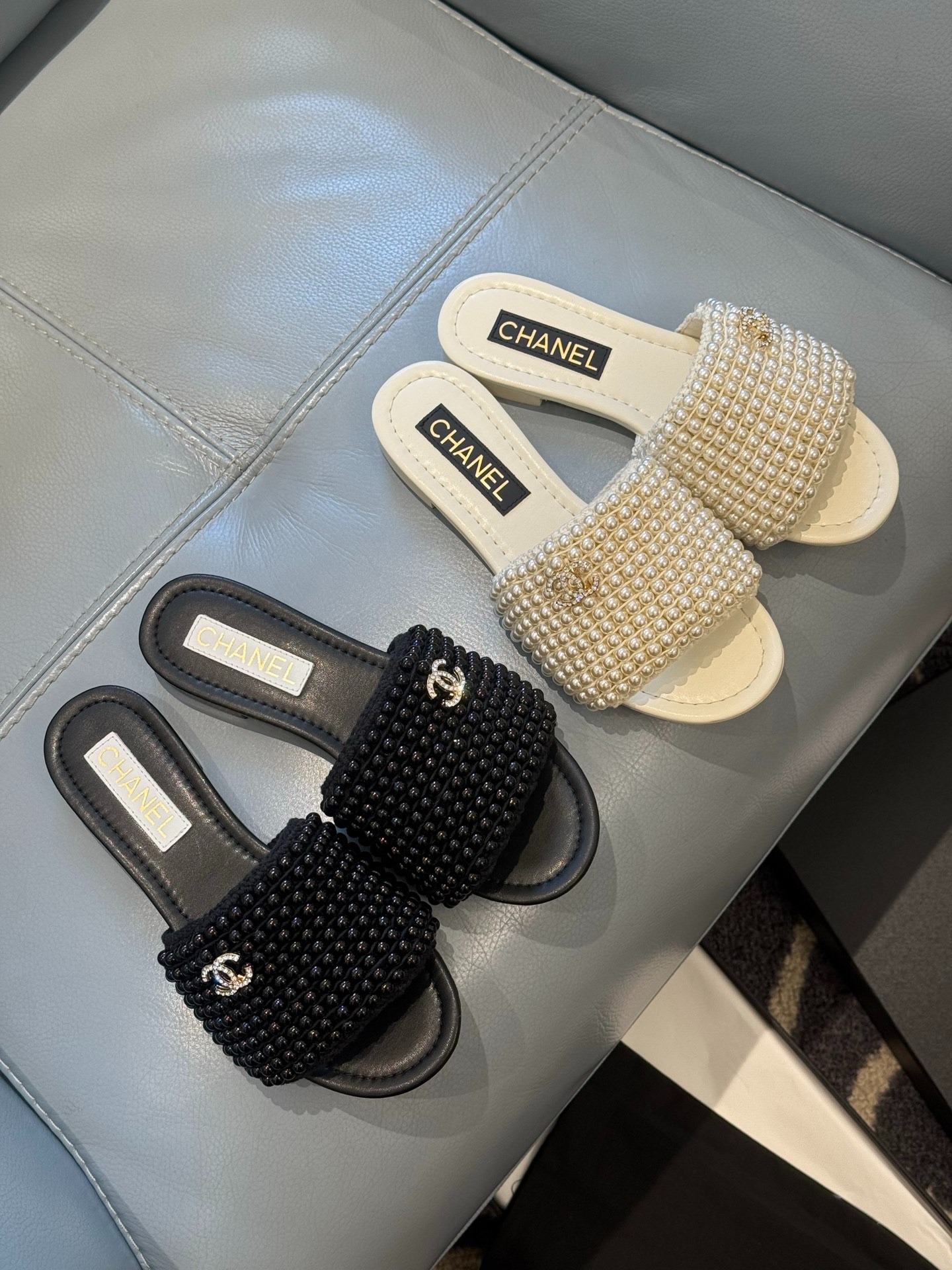 샤* 25 신상 진주 슬리퍼