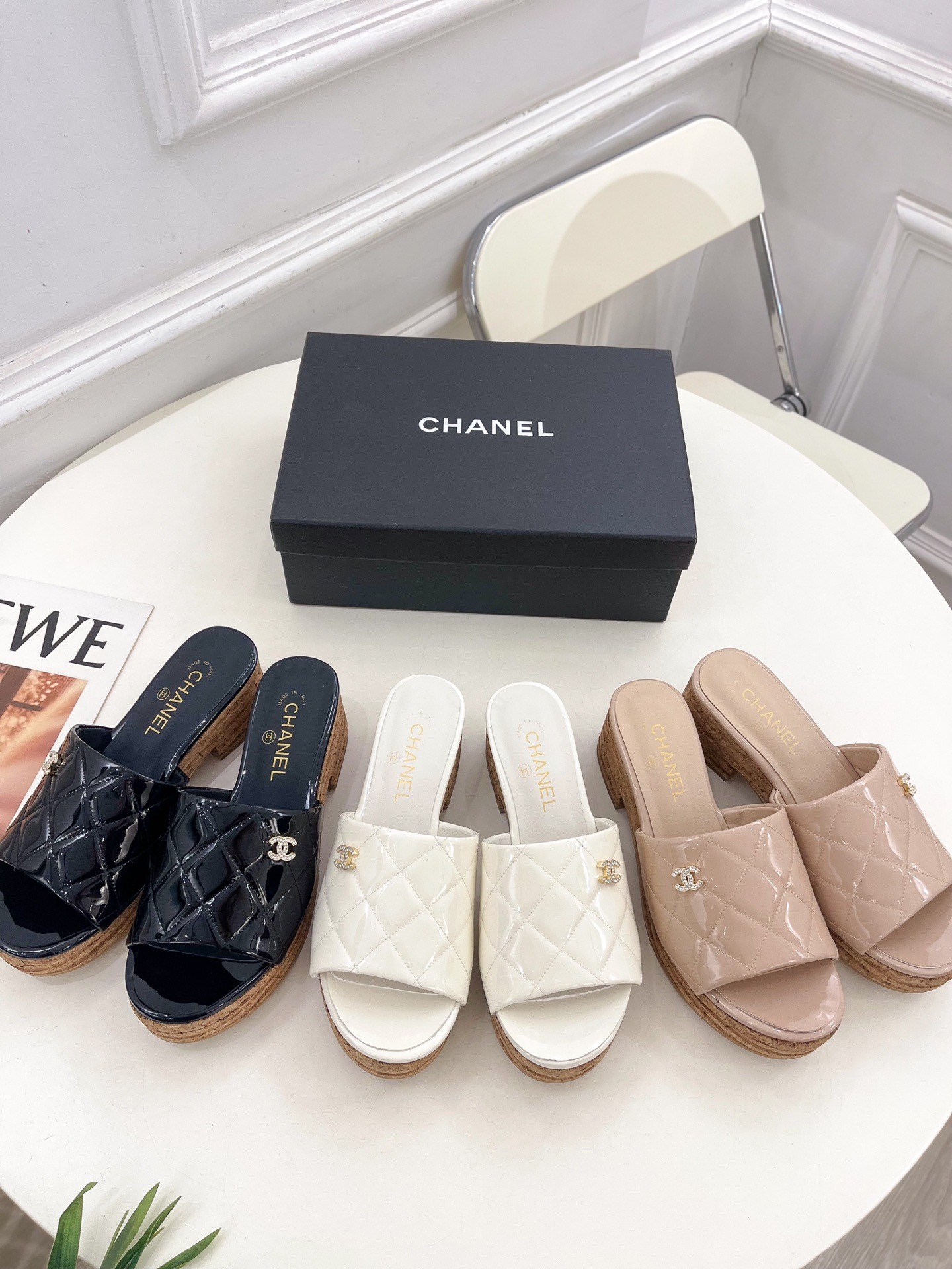 샤* 2025 봄여름 신상 클래식 통굽 슬리퍼