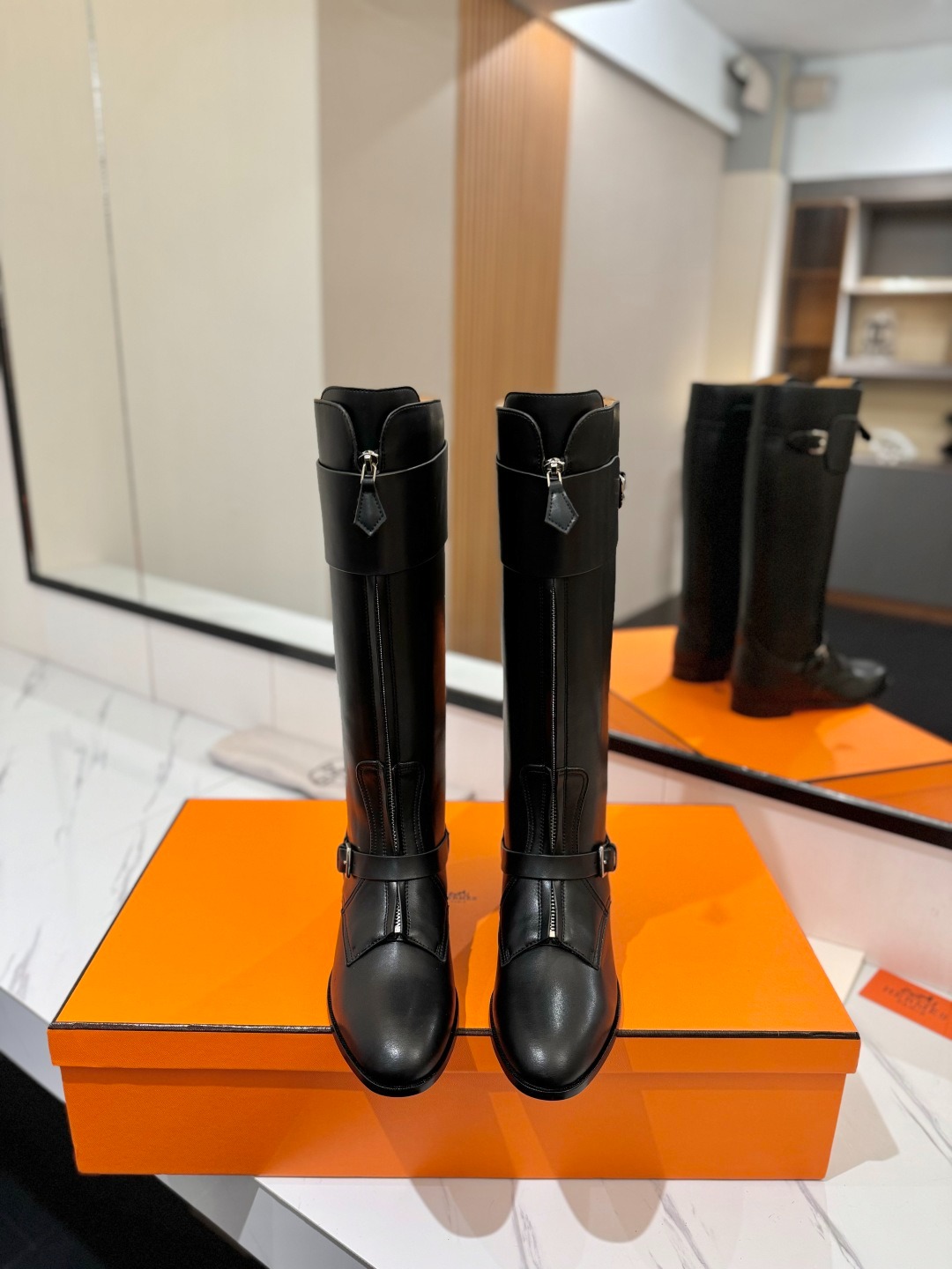 에*메스 프리미엄 BiKer 롱부츠