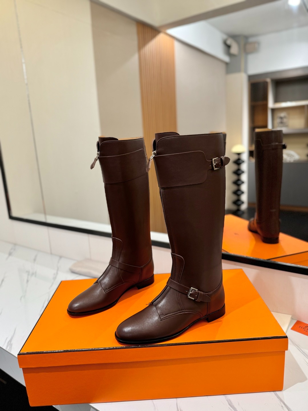 에*메스 프리미엄 BiKer 롱부츠