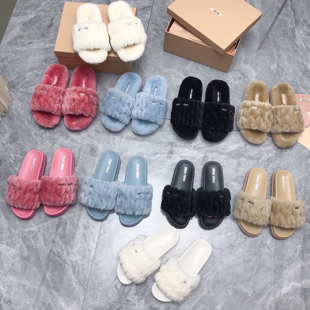 미*미* 25 가을 겨울 신상 털 슬리퍼