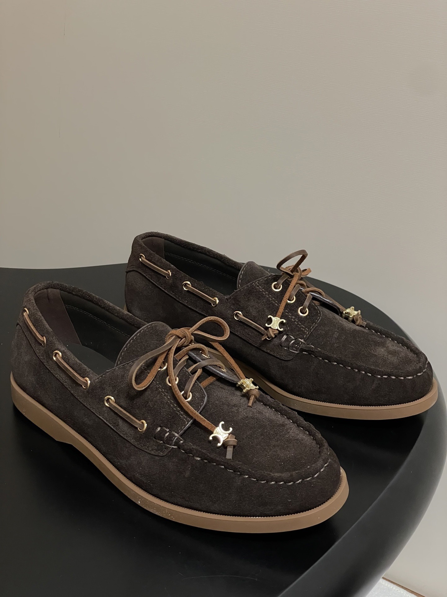 셀*느 25ss 신상 빈티지 스트랩 플랫 로퍼