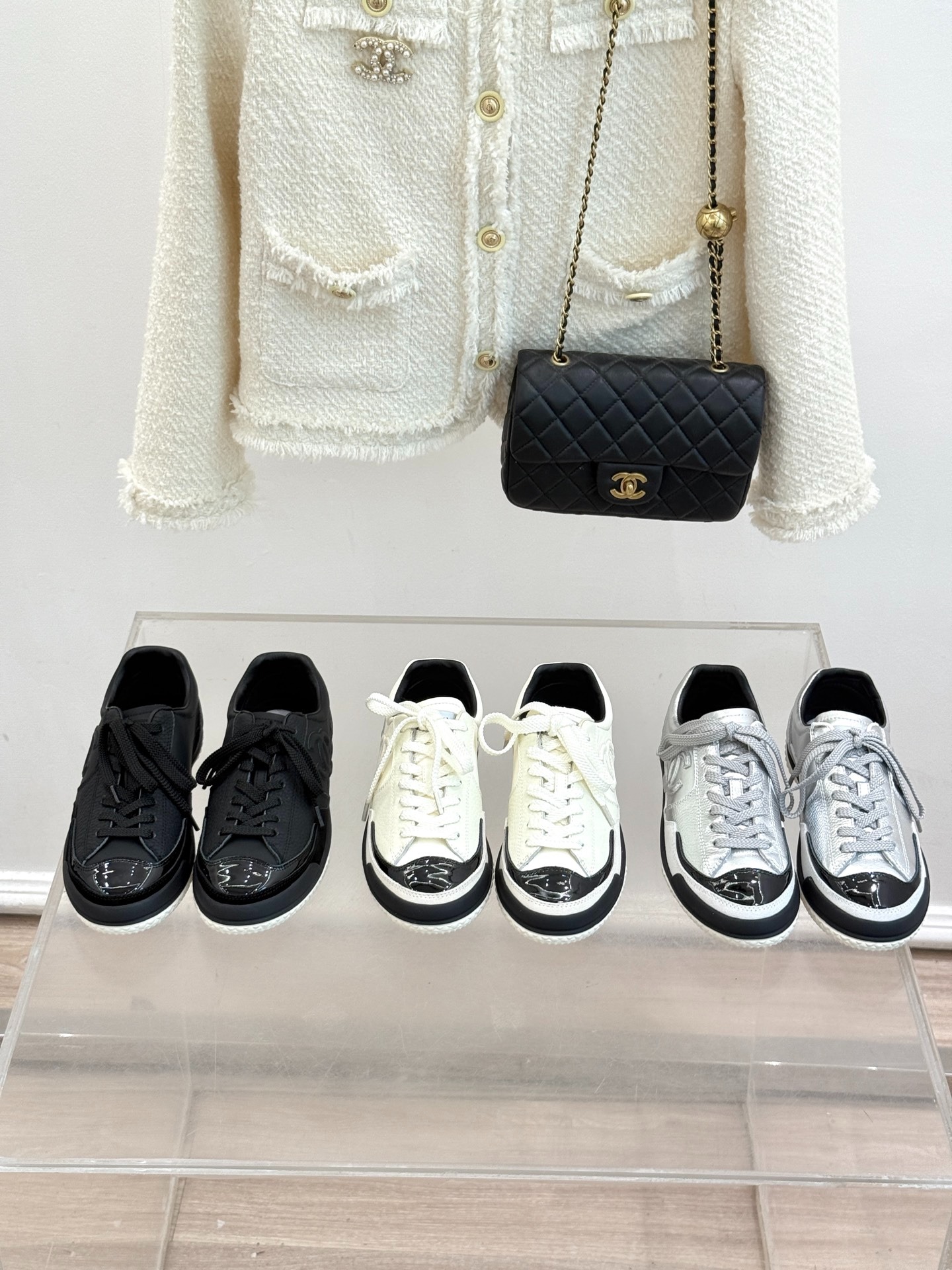 샤* 25K 신상 더블C 캐주얼 운동화